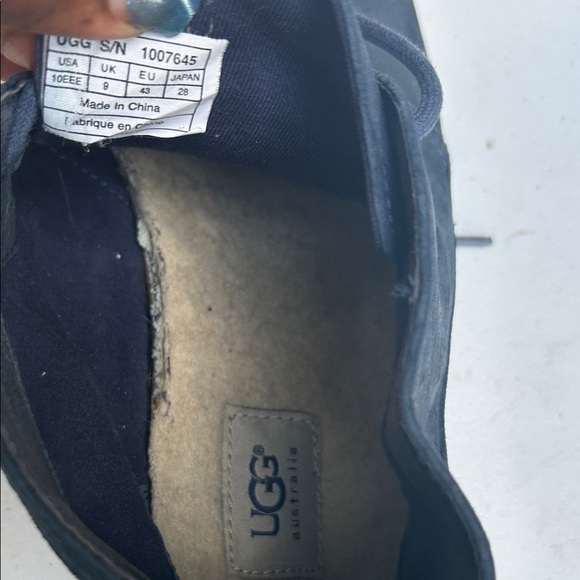 UGG Men's Navy Chukka Boots - Picture 3 of 3